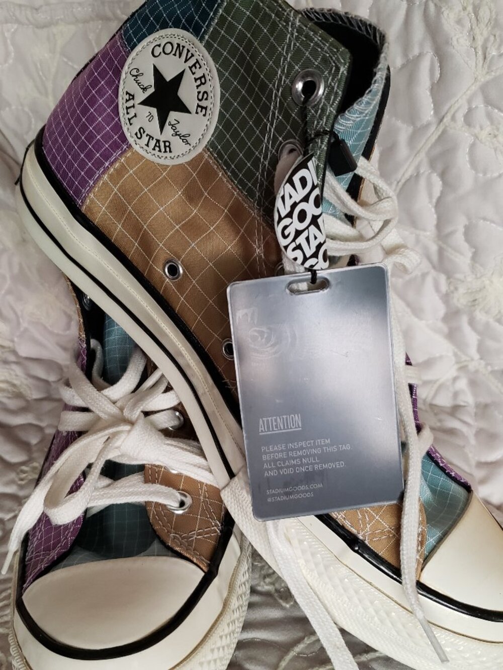 BNWT CTAS Converse 70 Hi Quad Ripstop 'Multi-Color' (8M - 10W) KICKS